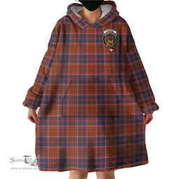 Scottish Cameron of Lochiel Ancient Clan Family Crest Tartan Snuggie Hoodie Plaid Wearable Blanket Hoodie