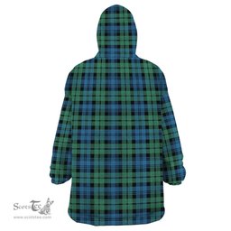 Scottish Campbell Ancient 01 Clan Tartan Snuggie Hoodie Plaid Wearable Blanket Hoodie