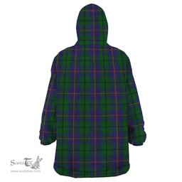 Scottish Carmichael Clan Family Crest Tartan Snuggie Hoodie Plaid Wearable Blanket Hoodie