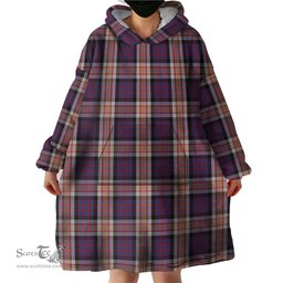 Scottish Carnegie Clan Tartan Snuggie Hoodie Plaid Wearable Blanket Hoodie