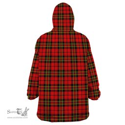 Scottish Brodie Modern Clan Family Crest Tartan Snuggie Hoodie Plaid Wearable Blanket Hoodie
