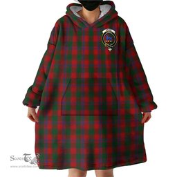 Scottish Bruce Old Clan Family Crest Tartan Snuggie Hoodie Plaid Wearable Blanket Hoodie