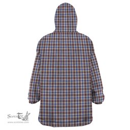 Scottish Boswell Clan Family Crest Tartan Snuggie Hoodie Plaid Wearable Blanket Hoodie