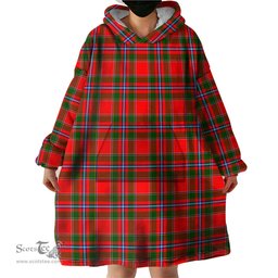 Scottish Butter Clan Tartan Snuggie Hoodie Plaid Wearable Blanket Hoodie