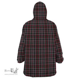 Scottish Borthwick Clan Family Crest Tartan Snuggie Hoodie Plaid Wearable Blanket Hoodie