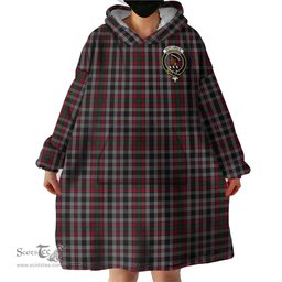 Scottish Borthwick Clan Family Crest Tartan Snuggie Hoodie Plaid Wearable Blanket Hoodie