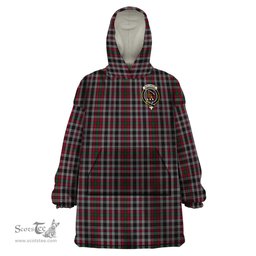 Scottish Borthwick Clan Family Crest Tartan Snuggie Hoodie Plaid Wearable Blanket Hoodie