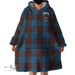 Scottish Cameron Hunting Clan Family Crest Tartan Snuggie Hoodie Plaid Wearable Blanket Hoodie