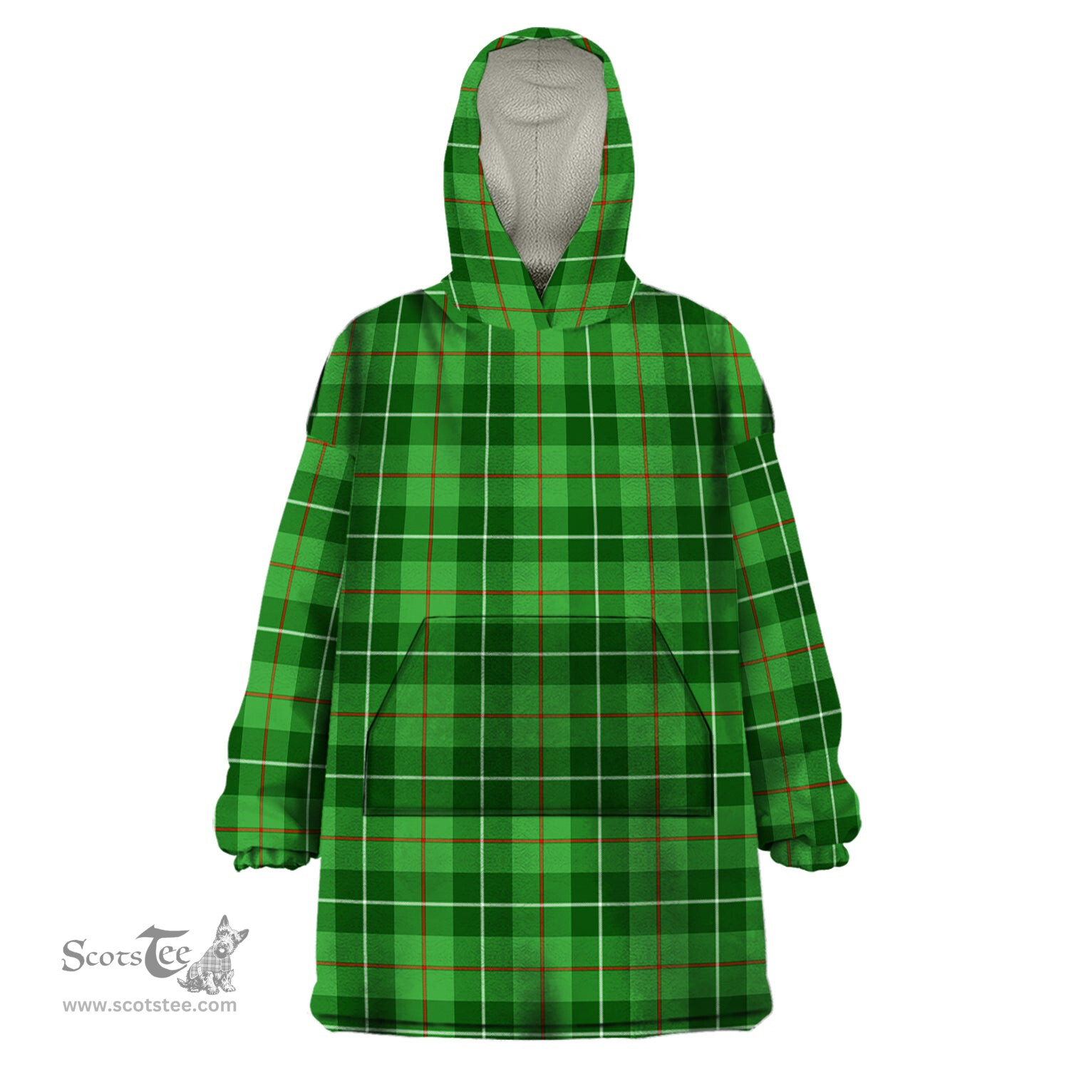 Scottish Boyle Clan Tartan Snuggie Hoodie Plaid Wearable Blanket Hoodie