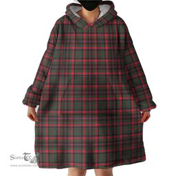 Scottish Cumming Hunting Modern Clan Tartan Snuggie Hoodie Plaid Wearable Blanket Hoodie