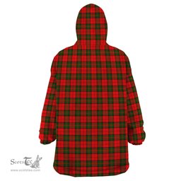 Scottish Dunbar Modern Clan Tartan Snuggie Hoodie Plaid Wearable Blanket Hoodie