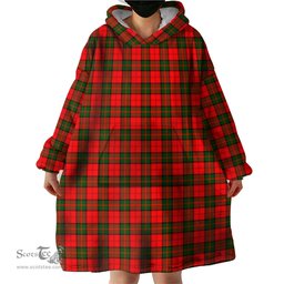 Scottish Dunbar Modern Clan Tartan Snuggie Hoodie Plaid Wearable Blanket Hoodie