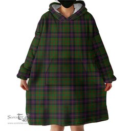 Scottish Cochrane Clan Tartan Snuggie Hoodie Plaid Wearable Blanket Hoodie