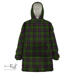 Scottish Cochrane Clan Tartan Snuggie Hoodie Plaid Wearable Blanket Hoodie
