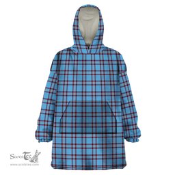 Scottish Elliot Ancient Clan Tartan Snuggie Hoodie Plaid Wearable Blanket Hoodie