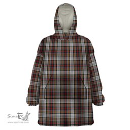 Scottish Douglas Ancient Dress Clan Tartan Snuggie Hoodie Plaid Wearable Blanket Hoodie
