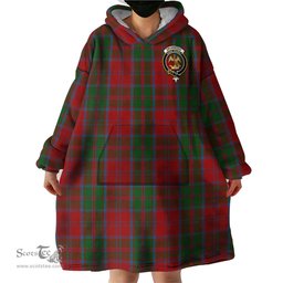 Scottish Drummond Clan Family Crest Tartan Snuggie Hoodie Plaid Wearable Blanket Hoodie