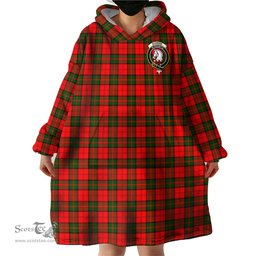Scottish Dunbar Modern Clan Family Crest Tartan Snuggie Hoodie Plaid Wearable Blanket Hoodie