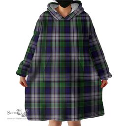 Scottish Colquhoun Dress Clan Tartan Snuggie Hoodie Plaid Wearable Blanket Hoodie