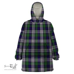 Scottish Colquhoun Dress Clan Tartan Snuggie Hoodie Plaid Wearable Blanket Hoodie