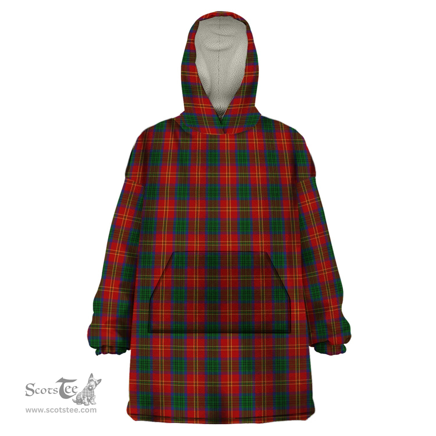 Scottish Connolly Dress Clan Tartan Snuggie Hoodie Plaid Wearable Blanket Hoodie