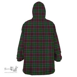 Scottish Crosbie Clan Tartan Snuggie Hoodie Plaid Wearable Blanket Hoodie