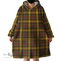 Scottish Cree Clan Tartan Snuggie Hoodie Plaid Wearable Blanket Hoodie