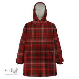 Scottish Donald of Staffa Sett Clan Tartan Snuggie Hoodie Plaid Wearable Blanket Hoodie