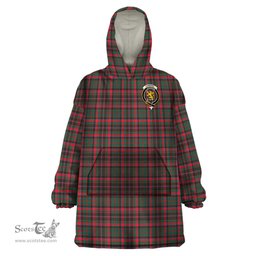 Scottish Cumming Hunting Modern Clan Family Crest Tartan Snuggie Hoodie Plaid Wearable Blanket Hoodie