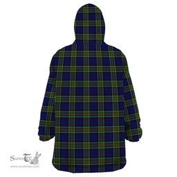 Scottish Colquhoun Modern Clan Tartan Snuggie Hoodie Plaid Wearable Blanket Hoodie