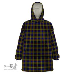 Scottish Clelland Modern Clan Tartan Snuggie Hoodie Plaid Wearable Blanket Hoodie