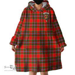 Scottish Drummond of Perth Clan Family Crest Tartan Snuggie Hoodie Plaid Wearable Blanket Hoodie
