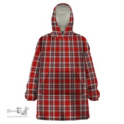 Scottish Drummond of Perth Dress Clan Tartan Snuggie Hoodie Plaid Wearable Blanket Hoodie