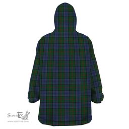 Scottish Colquhoun Clan Family Crest Tartan Snuggie Hoodie Plaid Wearable Blanket Hoodie