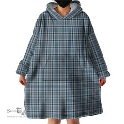 Scottish Conquergood Clan Tartan Snuggie Hoodie Plaid Wearable Blanket Hoodie