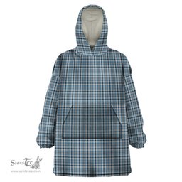 Scottish Conquergood Clan Tartan Snuggie Hoodie Plaid Wearable Blanket Hoodie