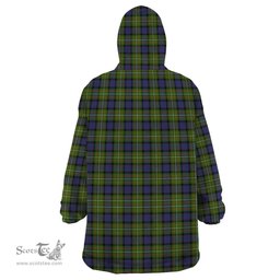 Scottish Ferguson Modern Clan Tartan Snuggie Hoodie Plaid Wearable Blanket Hoodie