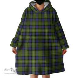 Scottish Ferguson Modern Clan Tartan Snuggie Hoodie Plaid Wearable Blanket Hoodie