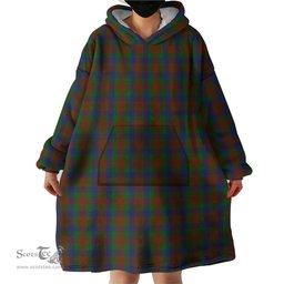 Scottish Dorward Dogwood Clan Tartan Snuggie Hoodie Plaid Wearable Blanket Hoodie