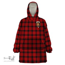 Scottish Ewing Clan Family Crest Tartan Snuggie Hoodie Plaid Wearable Blanket Hoodie