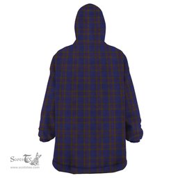 Scottish Elliot Clan Family Crest Tartan Snuggie Hoodie Plaid Wearable Blanket Hoodie