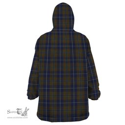 Scottish Douglas Brown Clan Family Crest Tartan Snuggie Hoodie Plaid Wearable Blanket Hoodie