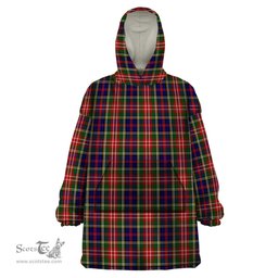 Scottish Christie Clan Tartan Snuggie Hoodie Plaid Wearable Blanket Hoodie