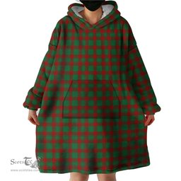 Scottish Donachie Clan Tartan Snuggie Hoodie Plaid Wearable Blanket Hoodie
