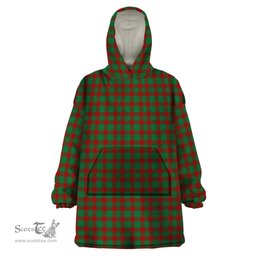 Scottish Donachie Clan Tartan Snuggie Hoodie Plaid Wearable Blanket Hoodie
