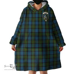 Scottish Fletcher of Dunans Clan Family Crest Tartan Snuggie Hoodie Plaid Wearable Blanket Hoodie