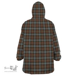 Scottish Ferguson Weathered Clan Family Crest Tartan Snuggie Hoodie Plaid Wearable Blanket Hoodie