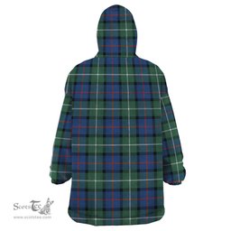 Scottish Davidson of Tulloch Clan Tartan Snuggie Hoodie Plaid Wearable Blanket Hoodie