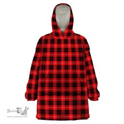 Scottish Cunningham Modern Clan Tartan Snuggie Hoodie Plaid Wearable Blanket Hoodie