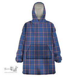 Scottish Cian Clan Tartan Snuggie Hoodie Plaid Wearable Blanket Hoodie